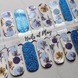 5 for $15 Nail Wraps- Lillie's Blues